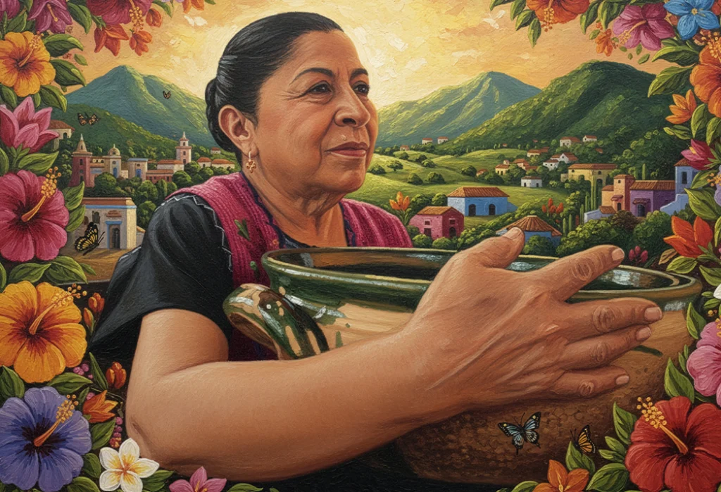 Martha Arango fundadora y cocinera tradicional de La Reina Oaxaca